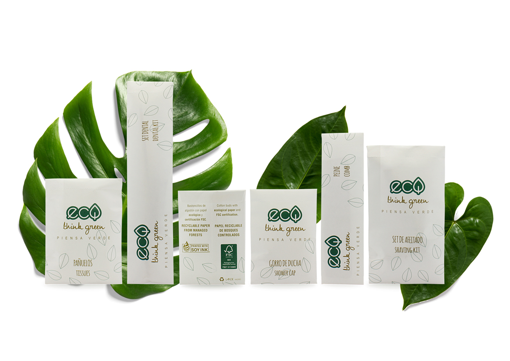 Amenities Eco Think Green | Sustainable Brands | Brands Lande | LANDE S.A.